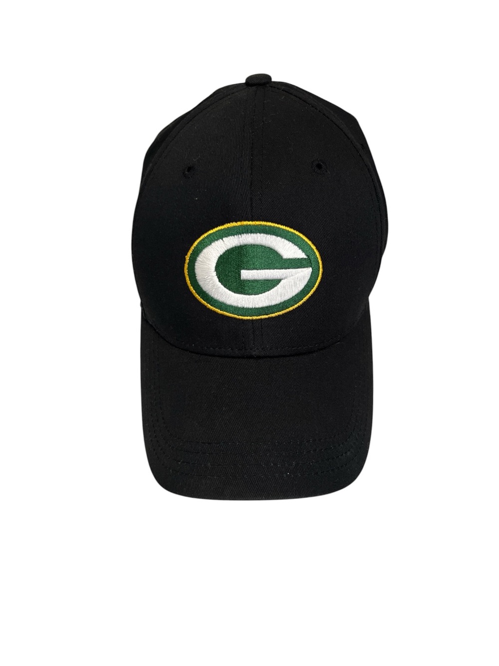 NFL Black Cap with Green, White and Gold Logo